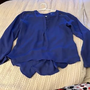 Jennifer Lopez Royal Blue Blouse Size Med (EUC)